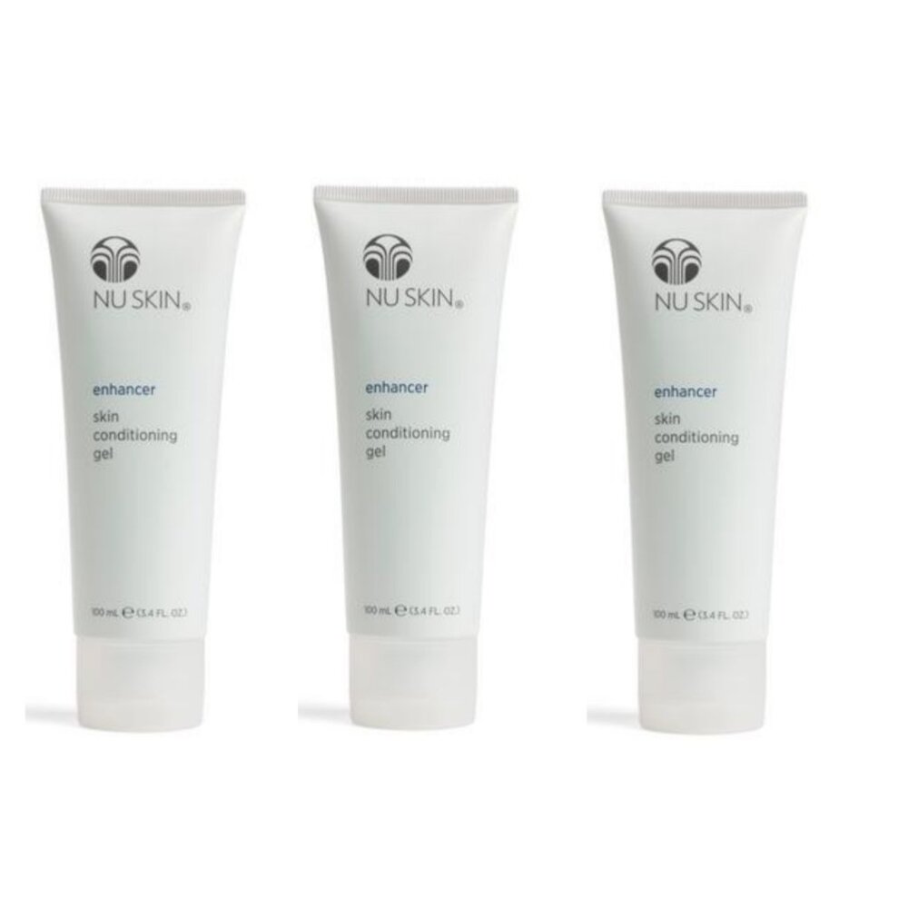 3 tubes of NUSKIN nuskin Enhancer Skin Conditioning Gel +1 Bracelet #26-200